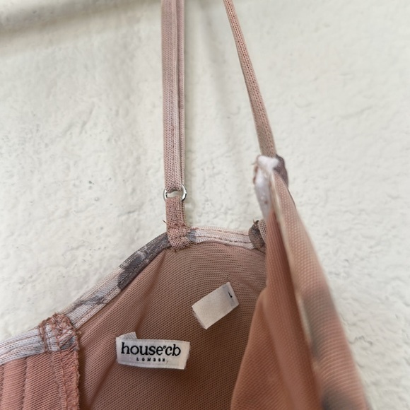 HOUSE OF CB L A-C 'Aiza' Cream‎ Floral Print Maxi Dress NWOT - Picture 7 of 14